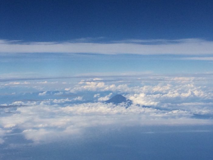 飛行機からみた景色