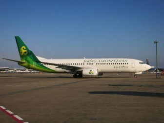 春秋航空の機体全景