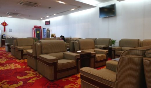 プライオリティパスで入場可能な中国・武漢の天河国際空港の国際線ターミナルのファーストクラスラウンジ