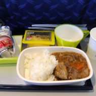 エアプサンの日本路線の機内食