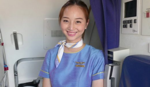 タイの航空会社「Kan Air」(カンエアー)の佐々木希に似ている客室乗務員