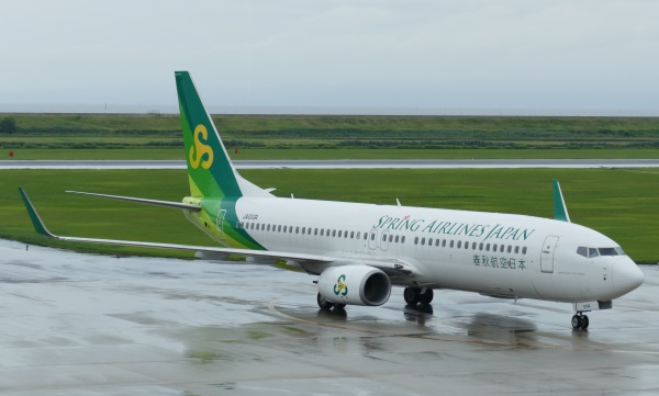 春秋航空日本のB737-800型機