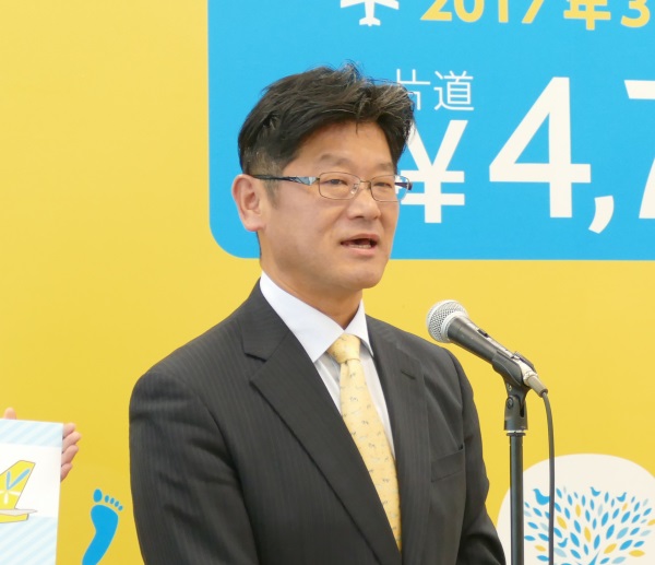 バニラエア代表取締役社長の五島 勝也氏