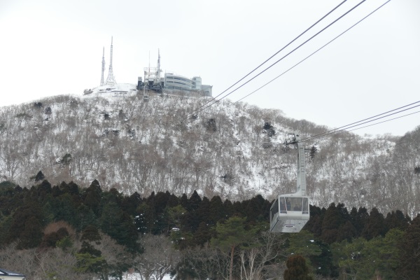 函館山ロープウェイで山頂へ