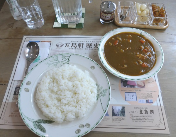 「函館カレーエクスプレス 五稜郭タワー店」の「函館ポークカレー」820円