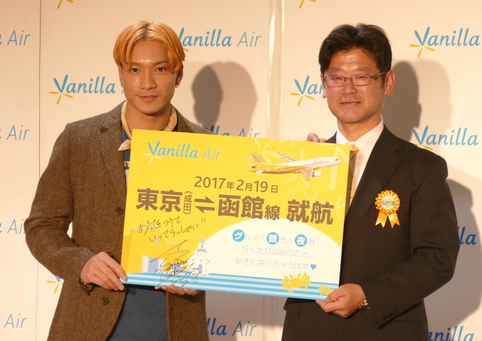 SWAYさんとバニラエアの五島勝也代表取締役社長