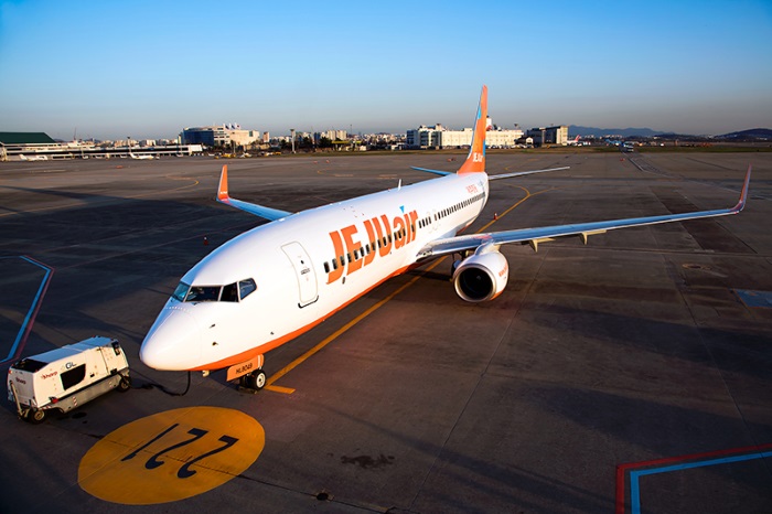 チェジュ航空のボーイング737-800型機(公式HPより)