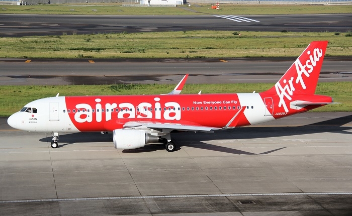 エアアジア・ジャパンのエアバスA320型機(2016年9月撮影)