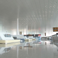 武漢天河国際空港の第3ターミナルの写真