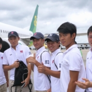 LCC春秋航空日本(Spring Japan)を使って初めて佐賀県で夏季合宿を行った慶應義塾體育會ラクロス部男子のみなさん