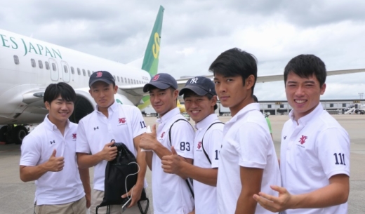 LCC春秋航空日本(Spring Japan)を使って初めて佐賀県で夏季合宿を行った慶應義塾體育會ラクロス部男子のみなさん