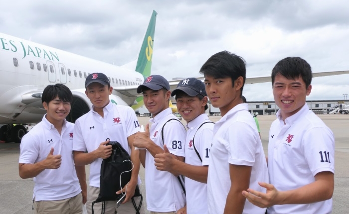 LCC春秋航空日本(Spring Japan)を使って初めて佐賀県で夏季合宿を行った慶應義塾體育會ラクロス部男子のみなさん