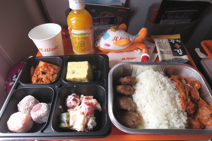 今回は機内食を注文