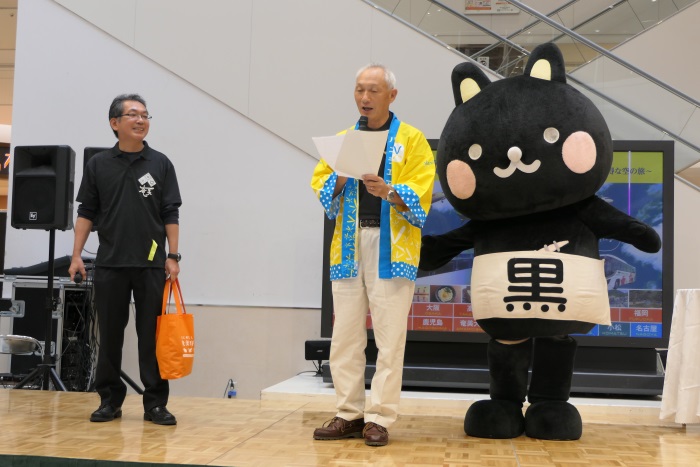 バニラエア×奄美市のステージイベントには「コクトくん」が登場