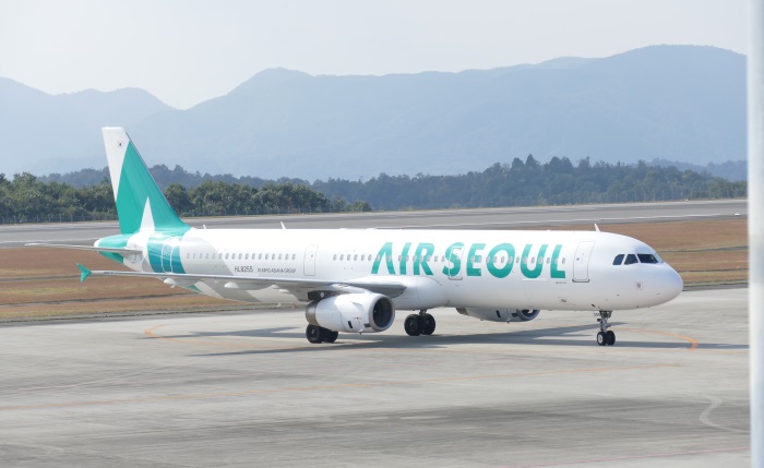 2017年12月22日よりソウル～成田・米子線が増便するLCCエアソウルの機体