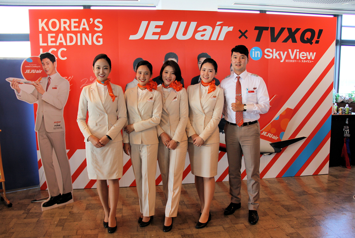関空に“完全体”の東方神起！ チェジュ航空イベントレポート