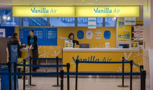新千歳空港のバニラエアのチェックインカウンターが移転